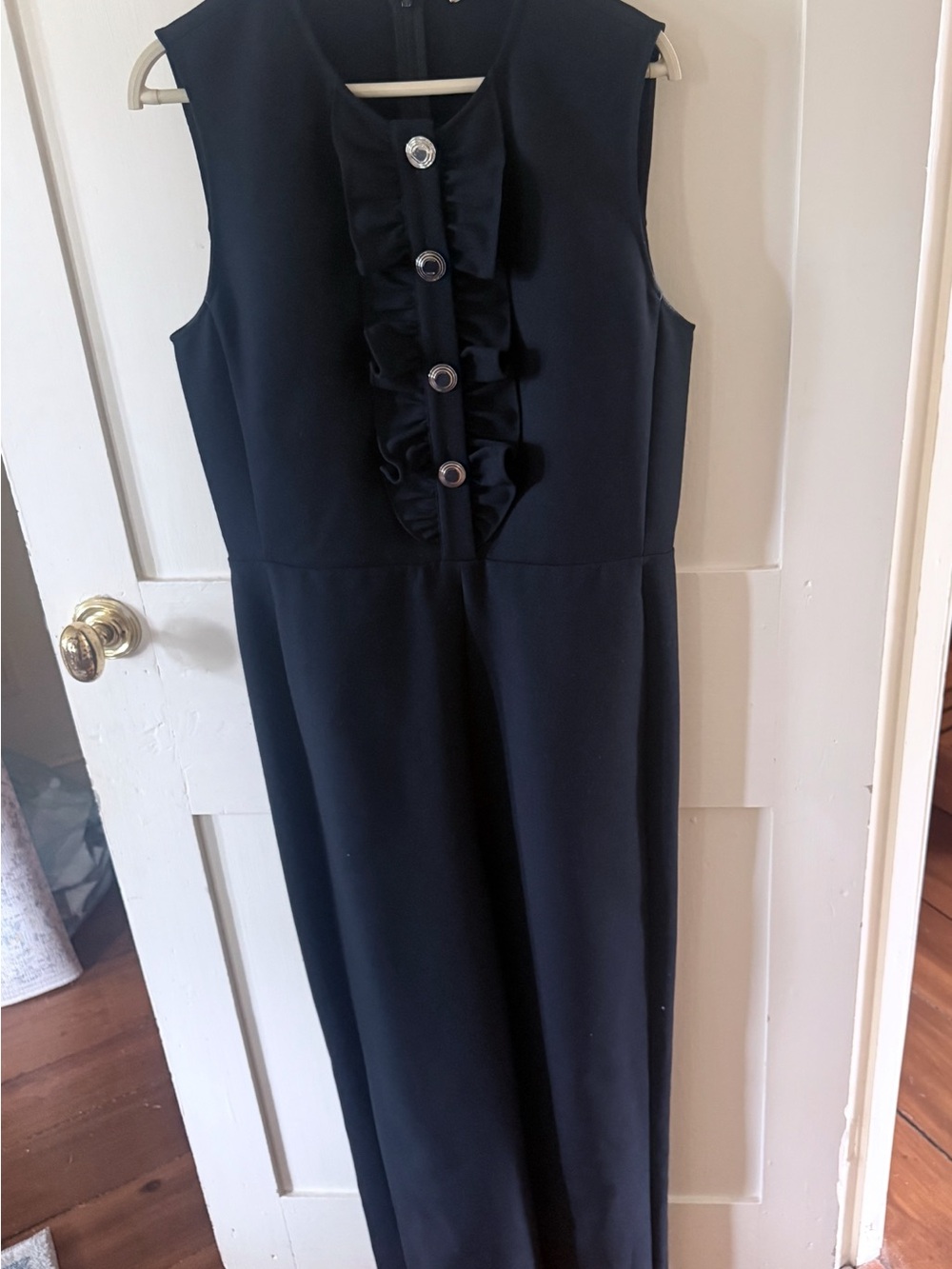 Sleeveless Navy Blue Tory Burch Jumpsuit